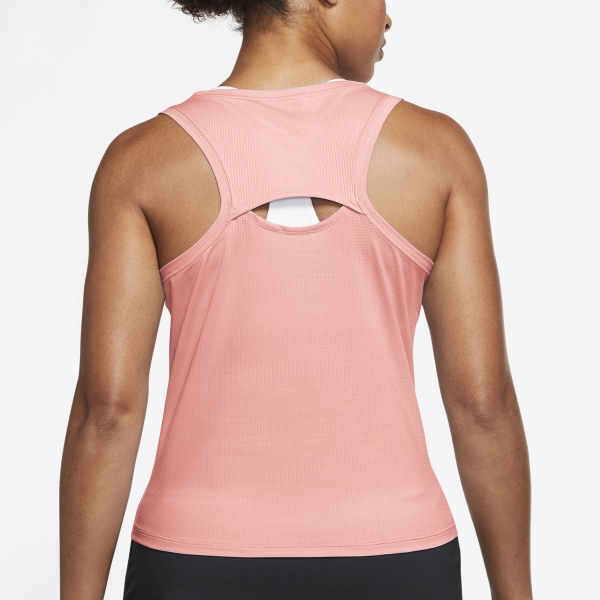 Nike Court Victory Logo Women's Tennis Tank - Bleached Coral