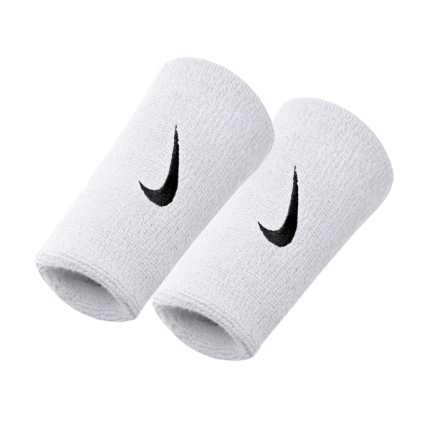 Tennis Wristbands Nike Logo Dry Big Wristband  White/Black N.NN.05.101.OS