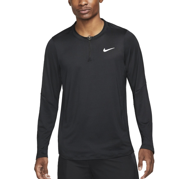 Maglie e Felpe Tennis Uomo Nike Nike DriFIT Advantage Maglia  Black/White  Black/White DD8370010