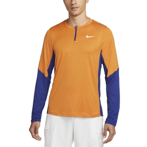 Camisetas y Sudaderas Hombre Nike DriFIT Advantage Camisa  Light Curry/Deep Royal Blue/White DD8370738
