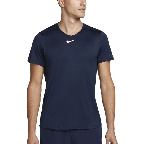 Maglietta Tennis Uomo Nike DriFIT Advantage Maglietta  Obsidian/White DD8317451