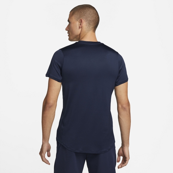 Desesperado Camion pesado Educación escolar Nike Dri-FIT Advantage Camiseta de Tenis Hombre - Obsidian/White