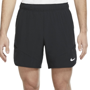 Pantaloncini Tennis Uomo Nike DriFIT Advantage 7in Pantaloncini  Black/White DD8329010