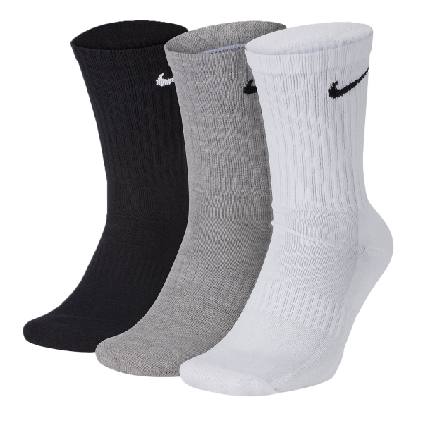 Tennis Socks Nike Everyday Cushioned Crew x 3 Socks  Multi Color SX7664964