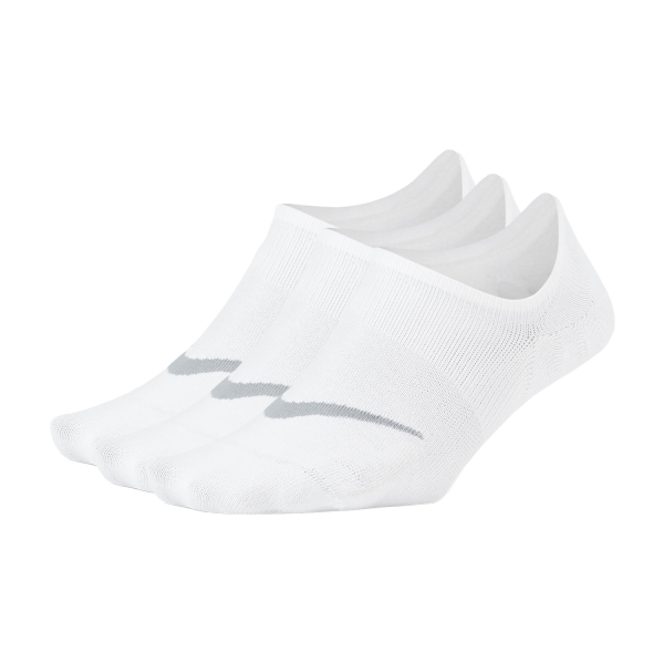 Tennis Socks Nike Everyday Plus Lightweight x 3 Socks  White/Wolf Grey SX5277101