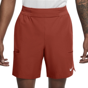 Men's Tennis Shorts Nike Flex Advantage 7in Shorts  Cinnabar/White CV5046671