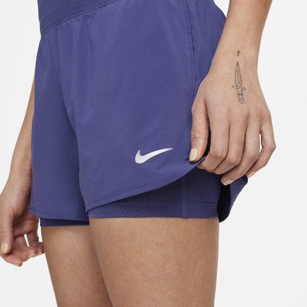 Nike Court Flex Victory 2in Women s Tennis Shorts Dark Purple