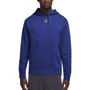 Men's Tennis Shirts and Hoodies Nike Heritage Court Hoodie  Deep Royal Blue DA5711455