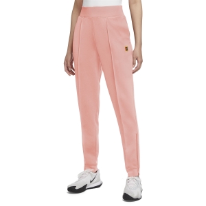 Women's Tennis Pants and Tights Nike Heritage Knit Pants  Bleached Coral DA4722697