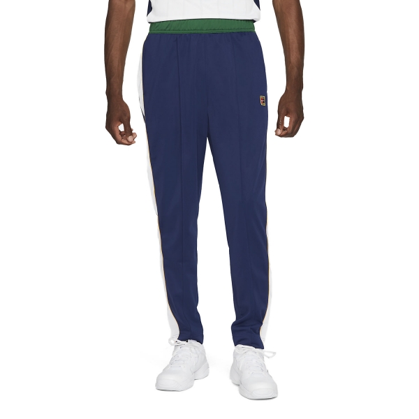 Nike Heritage Men's Tennis Pants - Binary Blue/Gorge Green