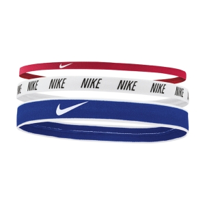 Bandas Tenis Nike Logo x 3 Bandas  Gym Red/White/Game Royal N.000.2548.905.OS