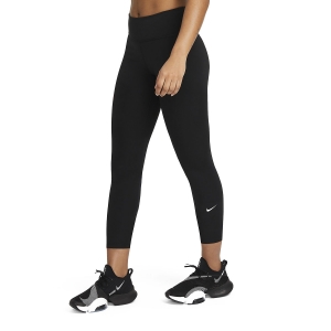 Women's Tennis Pants and Tights Nike DriFIT One Tights  Black/White DD0247010
