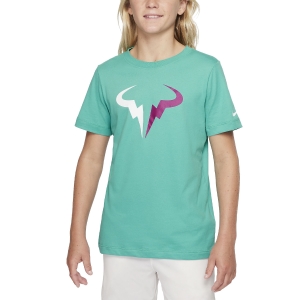 Polo y Camisetas de Tenis Nike Rafa DriFIT Camiseta Nino  Washed Teal DJ2591392