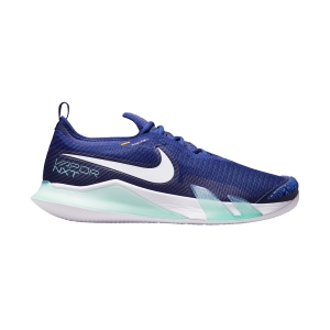 Calzado Tenis Hombre Nike React Vapor NXT Clay  Deep Royal Blue/White/Dynamic Turquoise CV0726414