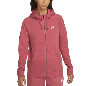 Maglie e Felpe Tennis Donna Nike Sportswear Essential Felpa  Archaeo Pink/White BV4122622