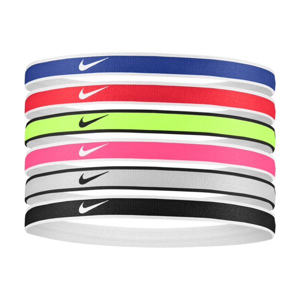 Fasce Tennis Nike Jacquard 2.0 x 6 Mini Fasce  University Red/Game Royal/Volt N.100.2021.655.OS