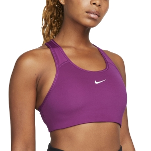 Intimo de Tenis Mujer Nike Swoosh Sujetador Deportivo  Sangria/White BV3636610
