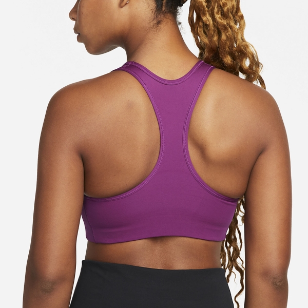 Nike Women's Victory Compression Sports Bra Medium Violet/White BV3636-533