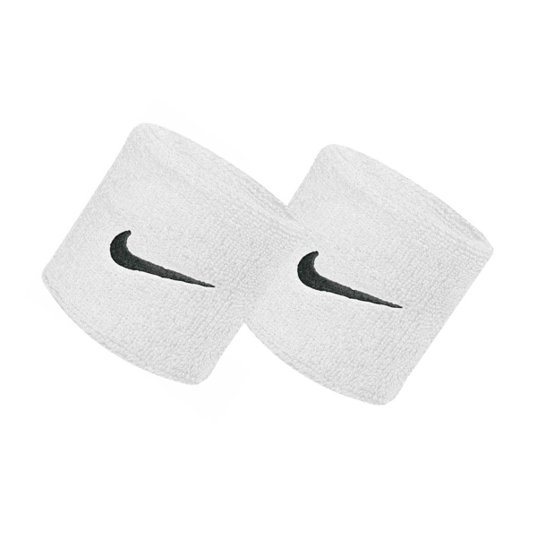 Tennis Wristbands Nike Swoosh Small Wristbands  White/Black N.NN.04.101.OS