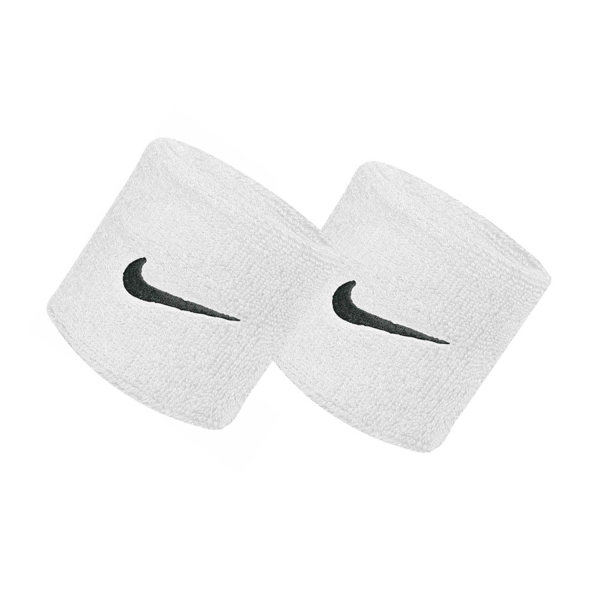 Polsini Tennis Nike Swoosh Polsini Corti  White/Black N.NN.04.101.OS