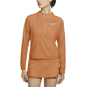 Women's Tennis Shirts and Hoodies Nike Victory DriFIT Shirt  Hot Curry/White CV4697808
