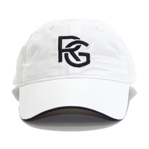 ROLAND GARROS Casquette Unisexe Embroidered Logo Womens Quality Mens White Elegant Cap with Adjustable Tab-RCQA0819-BLA-TU One Size 