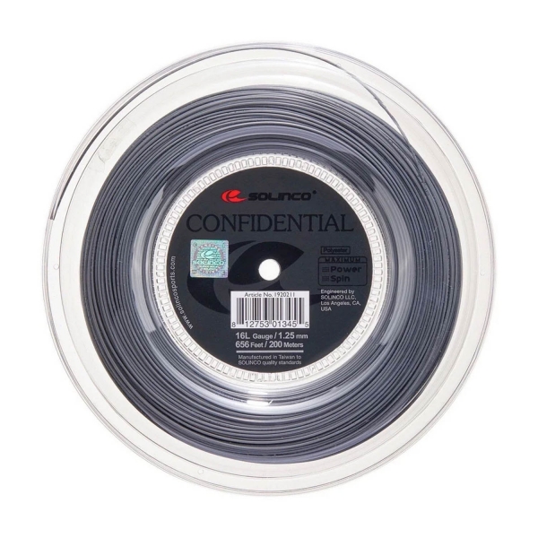 Monofilament String Solinco Confidential 1.25 200 m Reel  Grey 1920211