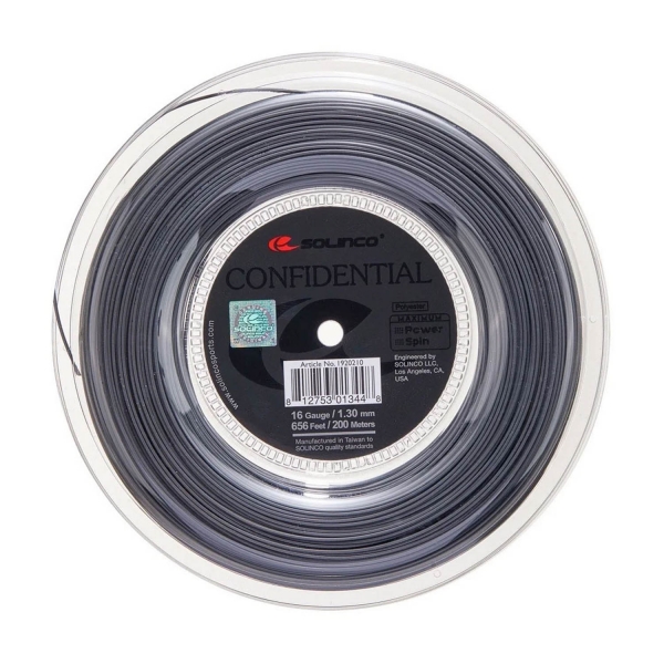 Monofilament String Solinco Confidential 1.30 200 m Reel  Grey 1920210