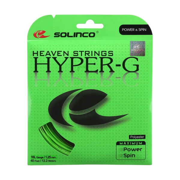 Monofilament String Solinco Hyper G 1.25 Set 12 m  Green 1920100