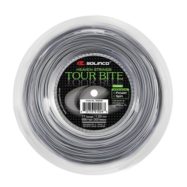 Monofilament String Solinco Tour Bite 1.20 200 m Reel  Grey 1920027