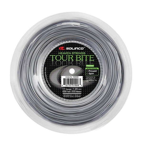 Cordaje Monofilamento Solinco Tour Bite 1.20 Bobina 200 m  Grey 1920027