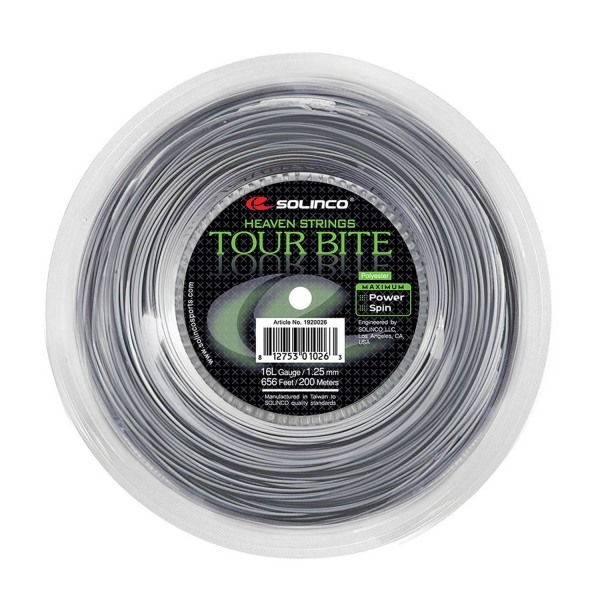 Monofilament String Solinco Tour Bite 1.25 200 m Reel  Grey 1920028