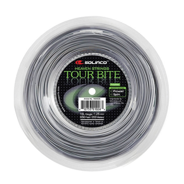 Cordaje Monofilamento Solinco Tour Bite 1.25 Bobina 200 m  Grey 1920028