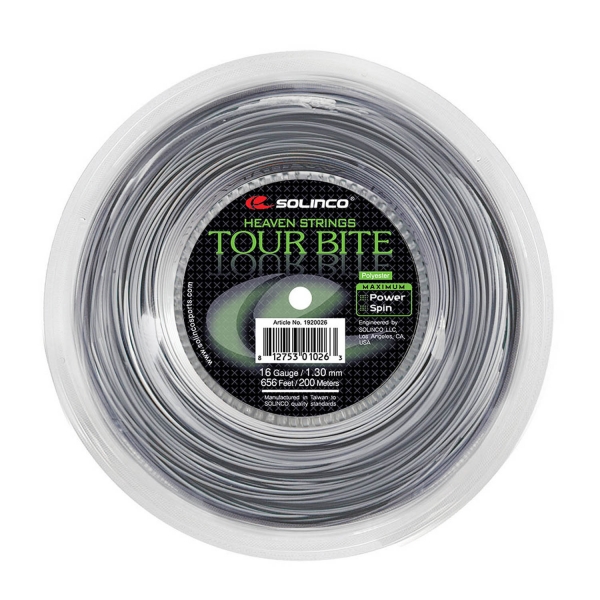 Cordaje Monofilamento Solinco Tour Bite 1.30 Bobina 200 m  Grey 1920029
