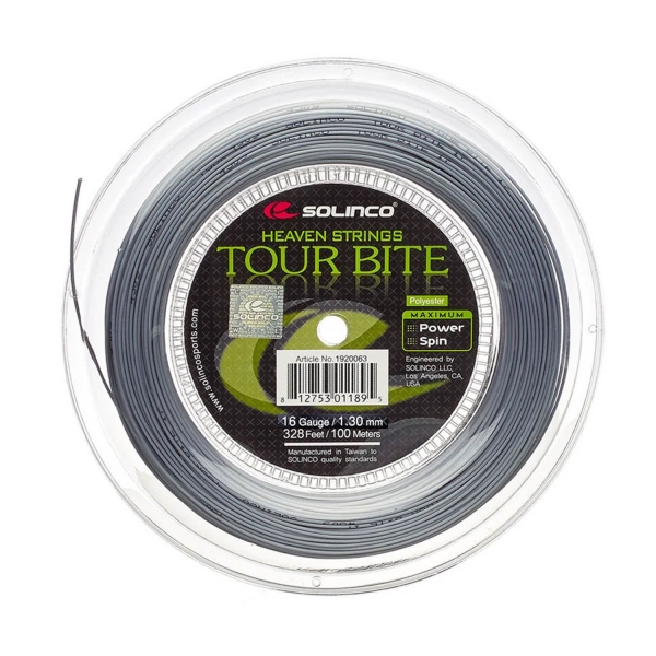 Monofilament String Solinco Tour Bite Mini 1.30 100 m Reel  Grey 1920065