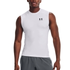 Under Armour HeatGear Compression Canotta - White/Black