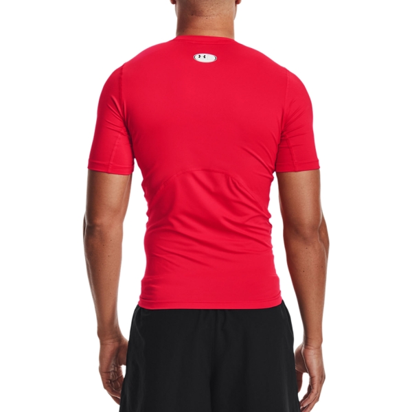 Under Armour HeatGear Compression Camiseta - Red/White