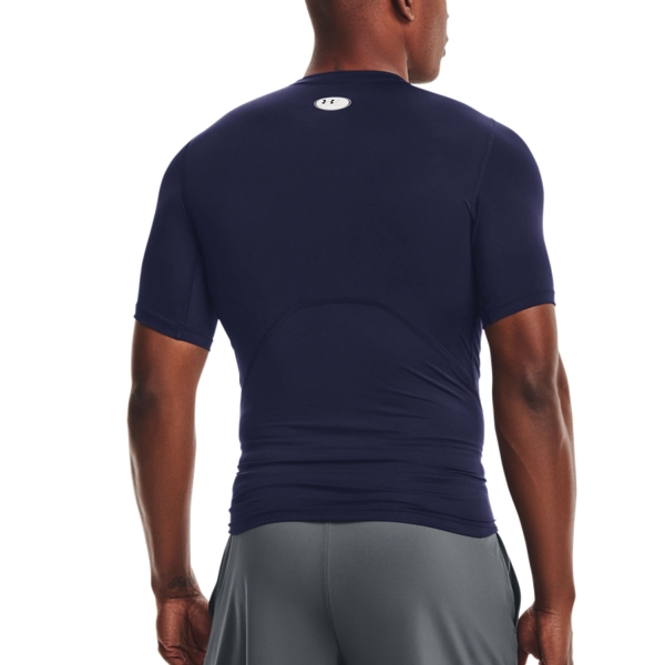 Under Armour HeatGear Compression Camiseta - Midnight Navy/White