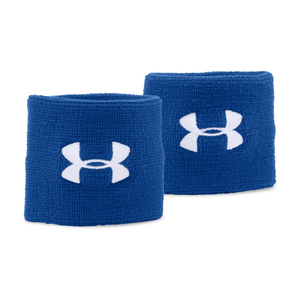 Tennis Wristbands Under Armour Performance Small Wristbands  Blue/White 12769910400