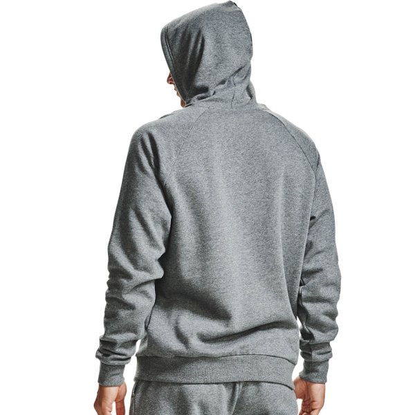 Under Armour Rival Fleece Sudadera - Pitch Gray Light Heather/Onyx White