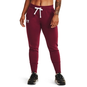 Women's Tennis Pants and Tights Under Armour Rival Joggers Pants  League Red/White 13564160626