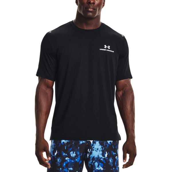 Maglietta Tennis Uomo Under Armour Under Armour Rush Energy Camiseta  Black/White  Black/White 13661380001