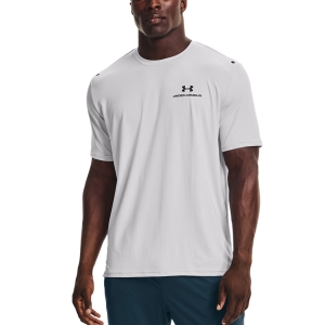 Camisetas de Tenis Hombre Under Armour Rush Energy Camiseta  Halo Gray/Black 13661380014