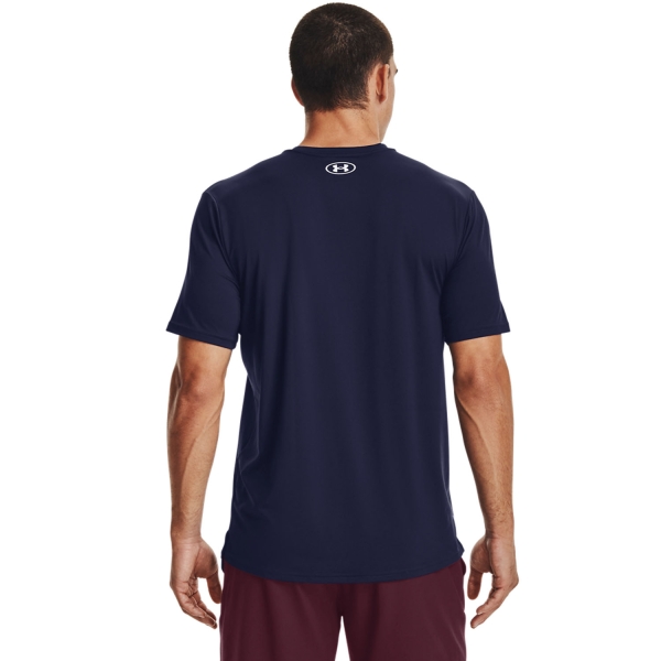 Under Armour Rush Energy T-Shirt - Midnight Navy/White