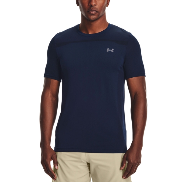 Maglietta Tennis Uomo Under Armour Under Armour Seamless Camiseta  Academy/Mod Gray  Academy/Mod Gray 13611310408