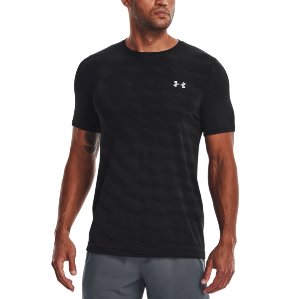 Under Armour Seamless Radial Men's Tennis T-Shirt - Black