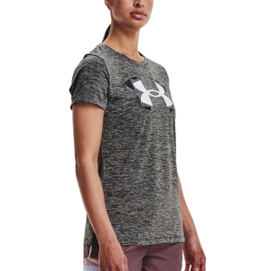 Camisetas y Polos de Tenis Mujer Under Armour Tech Twist Graphic Camiseta  Jet Gray/White 13661250010