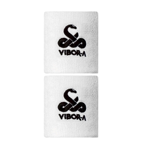 Tennis Wristbands ViborA Logo Small Wristbands  Bianco 0013710