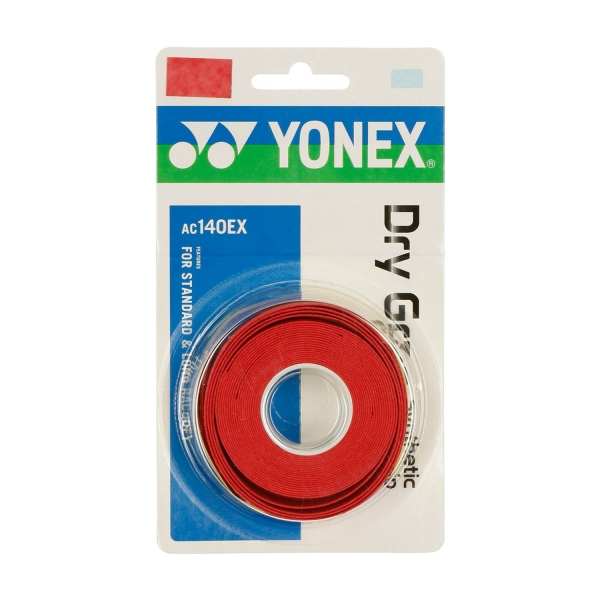 Sobregrip Yonex Dry Grap Overgrip x 3  Rosso Corallo AC140EXR