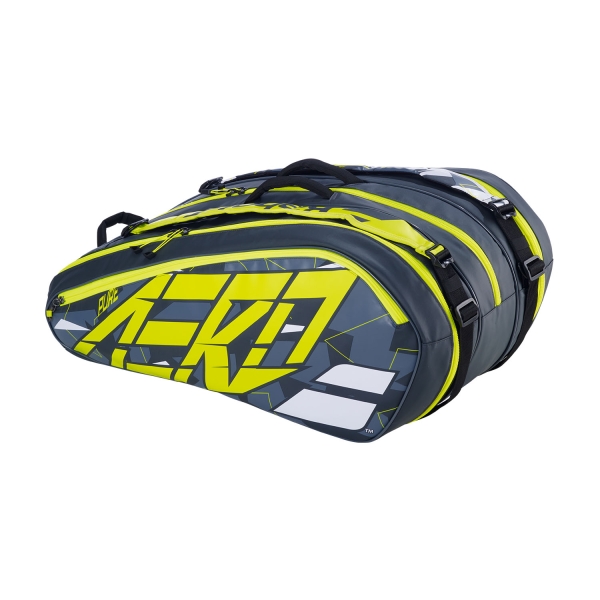 Tennis Bag Babolat Pure Aero x 12 Bag  Grey/Yellow/White 751221370